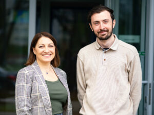 Prof. Anita Lewandowska and Loic Madec